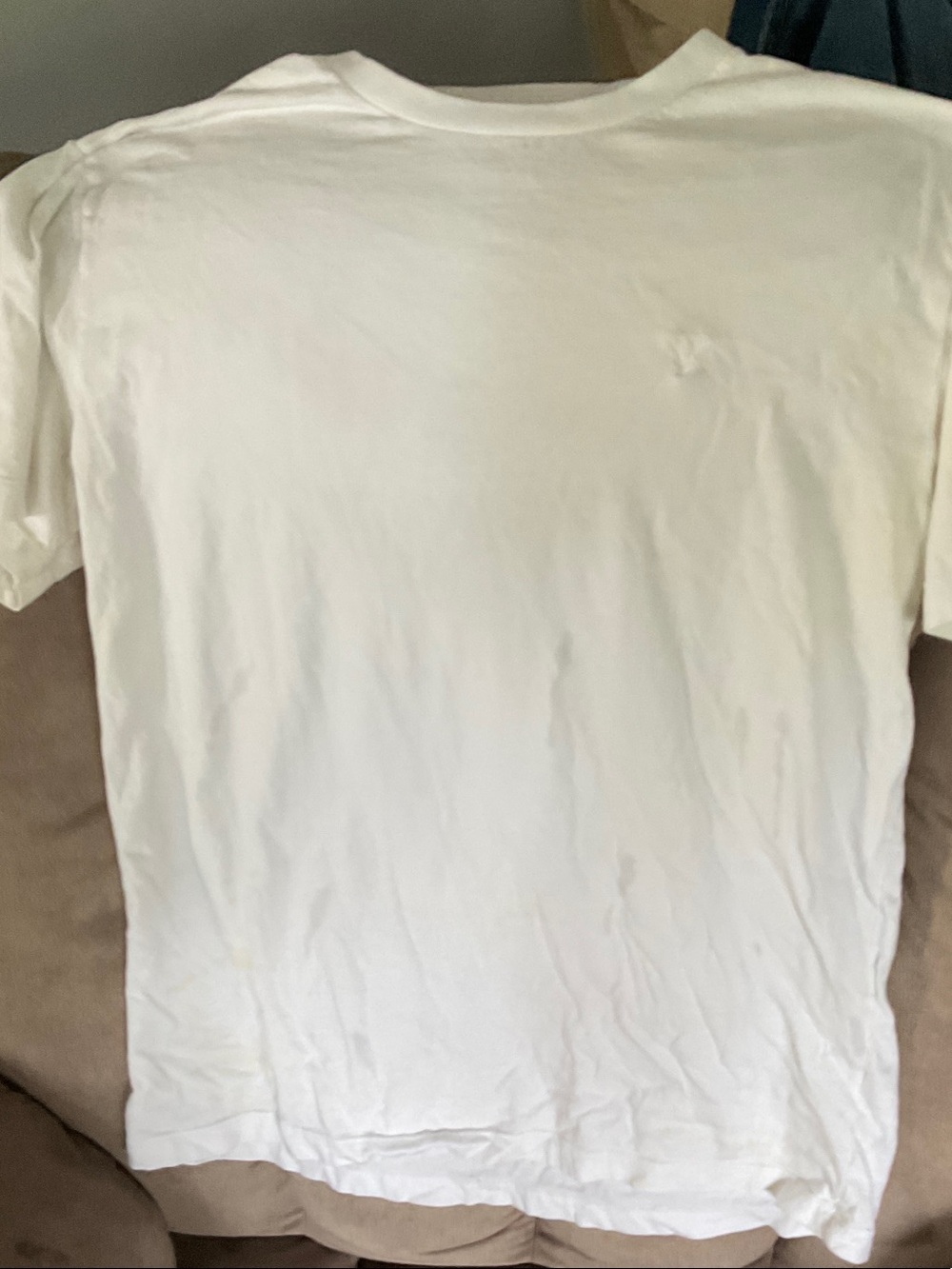 American Eagle Outfitters White Short Sleeve Crew T-Shirt
